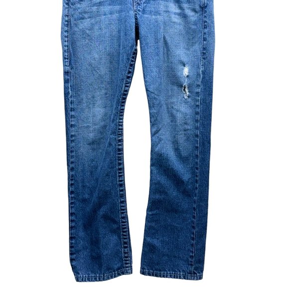 True Religion Y2K 100% Cotton Straight Fit Women's Jeans Denim Blue - Size 29 - Picture 2 of 9